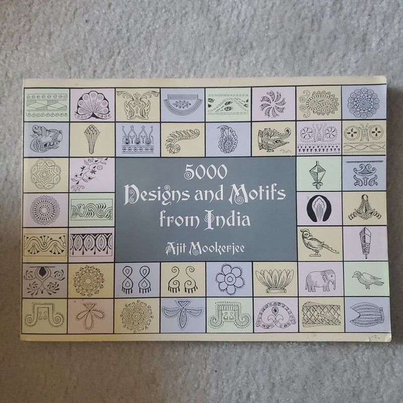 5000 Designs and Motifs from India by Ajit Mookerjee, Paperback ...