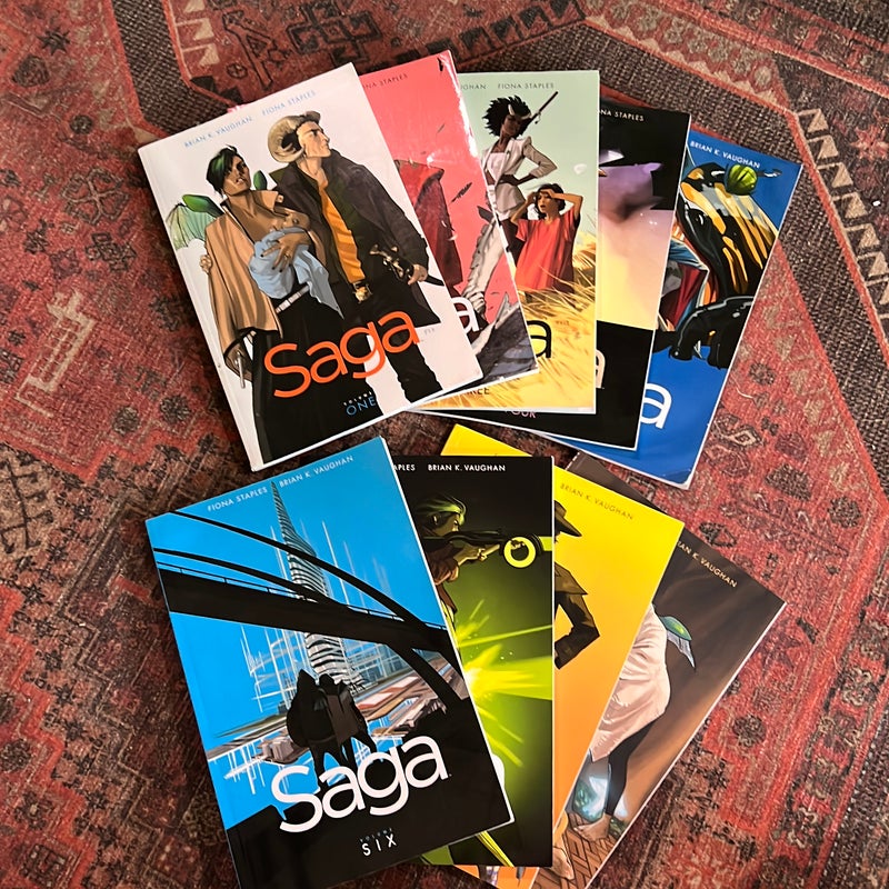 Saga Box Set: Volumes 1-9