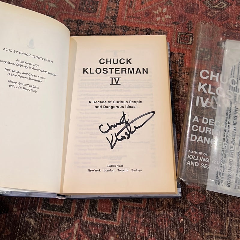 SIGNED Chuck Klosterman IV
