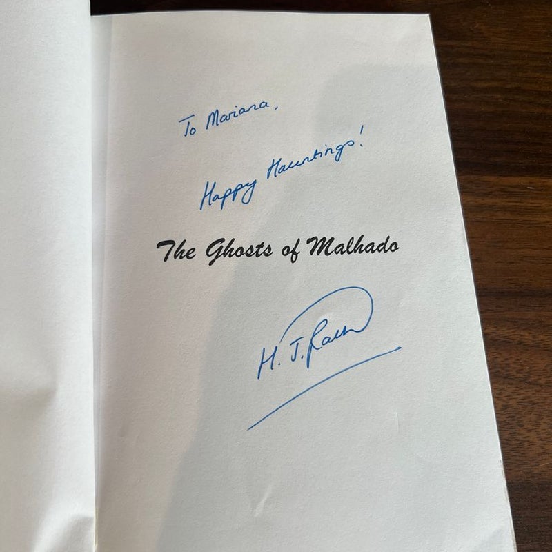 SIGNED The Ghosts of Malhado