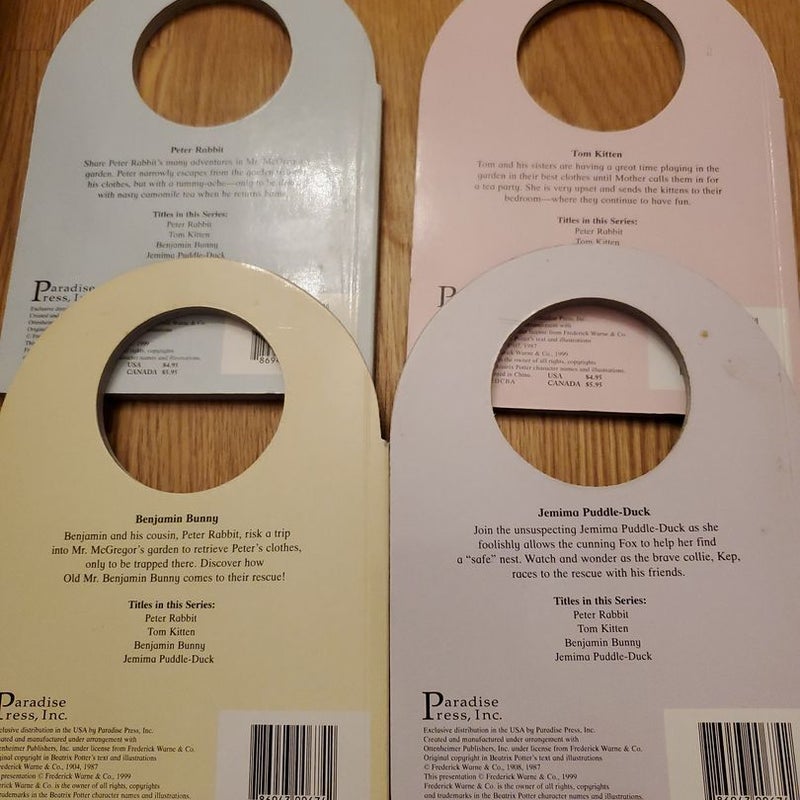 Beatrix Potter Doorknob Books