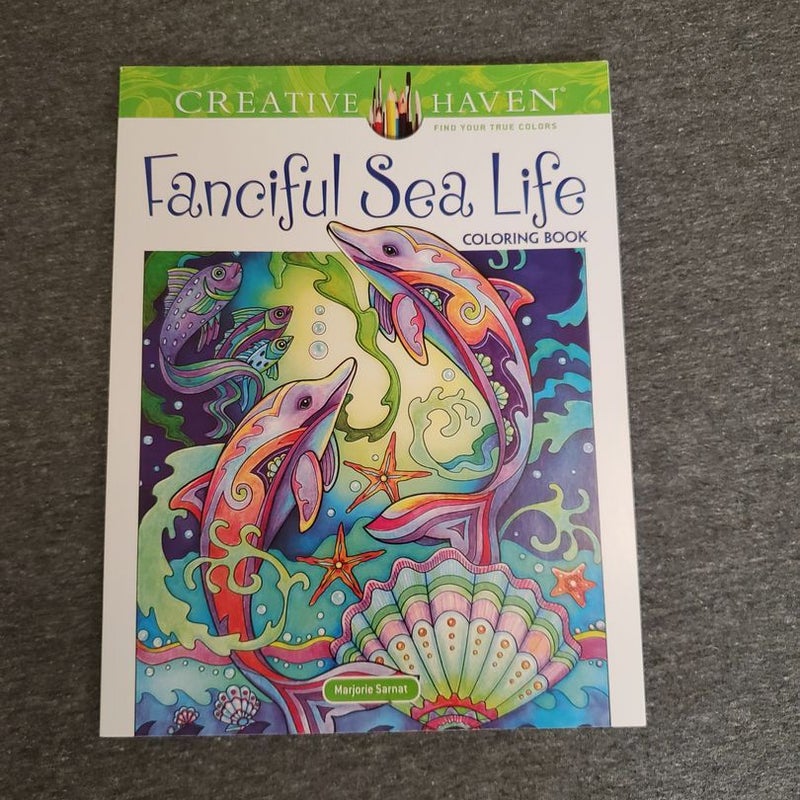 Creative Haven Fanciful Sea Life Coloring Book