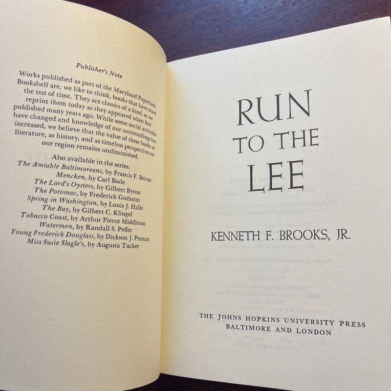Run to the Lee
