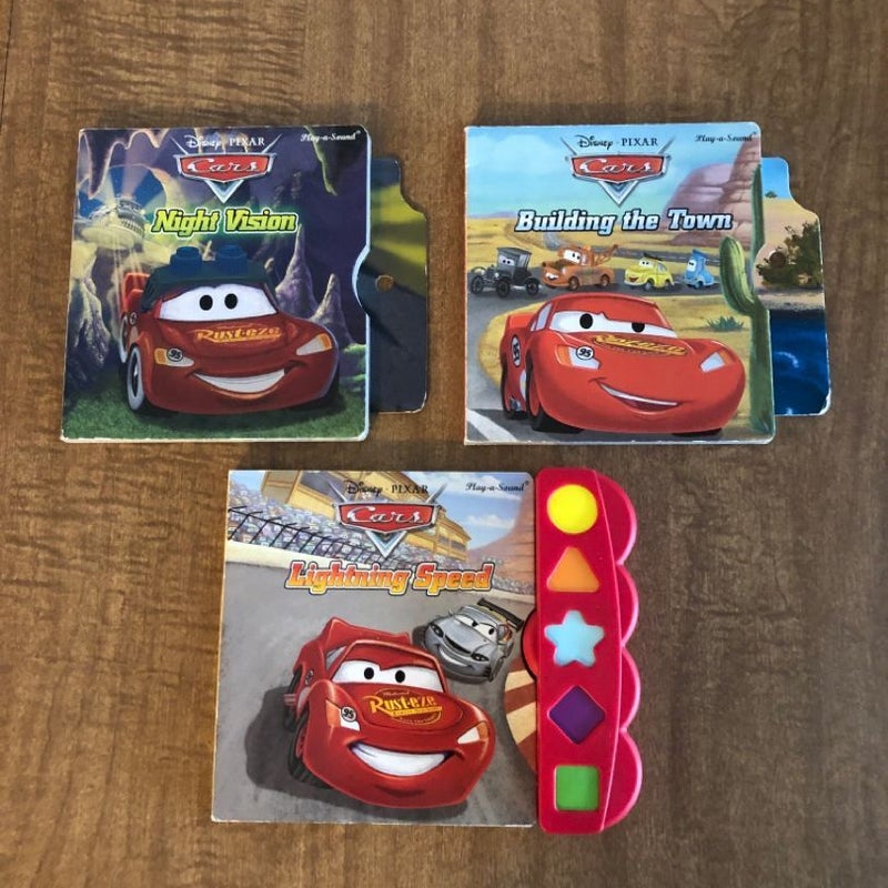 Disney Pixar Cars Play-a-Sound Book Set by Publications International ...