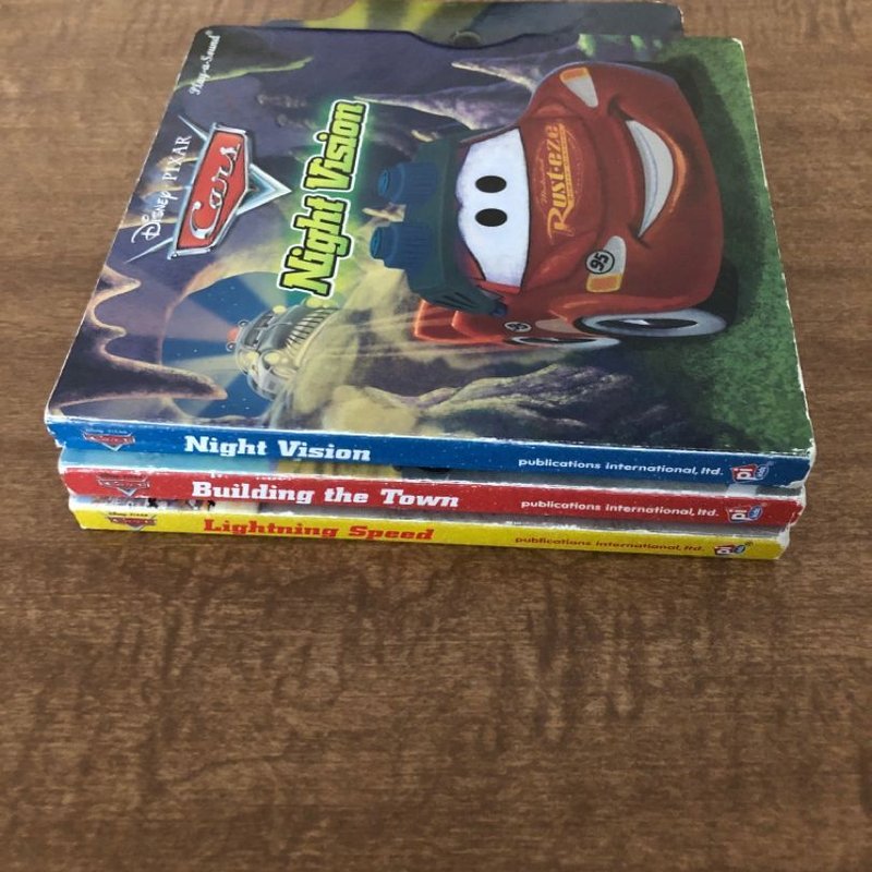 Disney Pixar Cars Play-a-Sound Book Set by Publications International ...