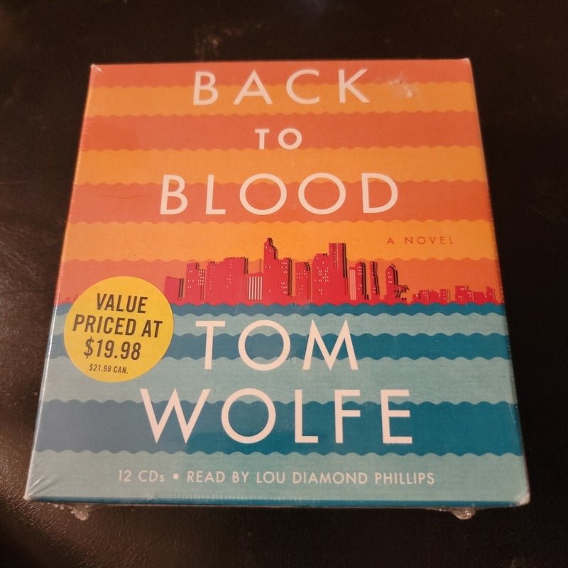 Back to Blood (Audiobook CD NEVER OPENED)