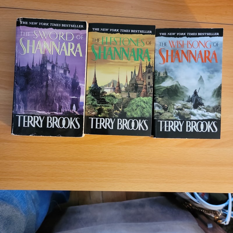 The Sword of Shannara, The Elfstones of Shannara, & The Wishsong of Shannara