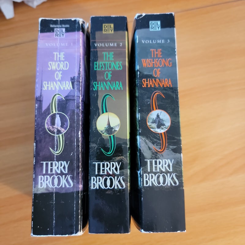 The Sword of Shannara, The Elfstones of Shannara, & The Wishsong of Shannara