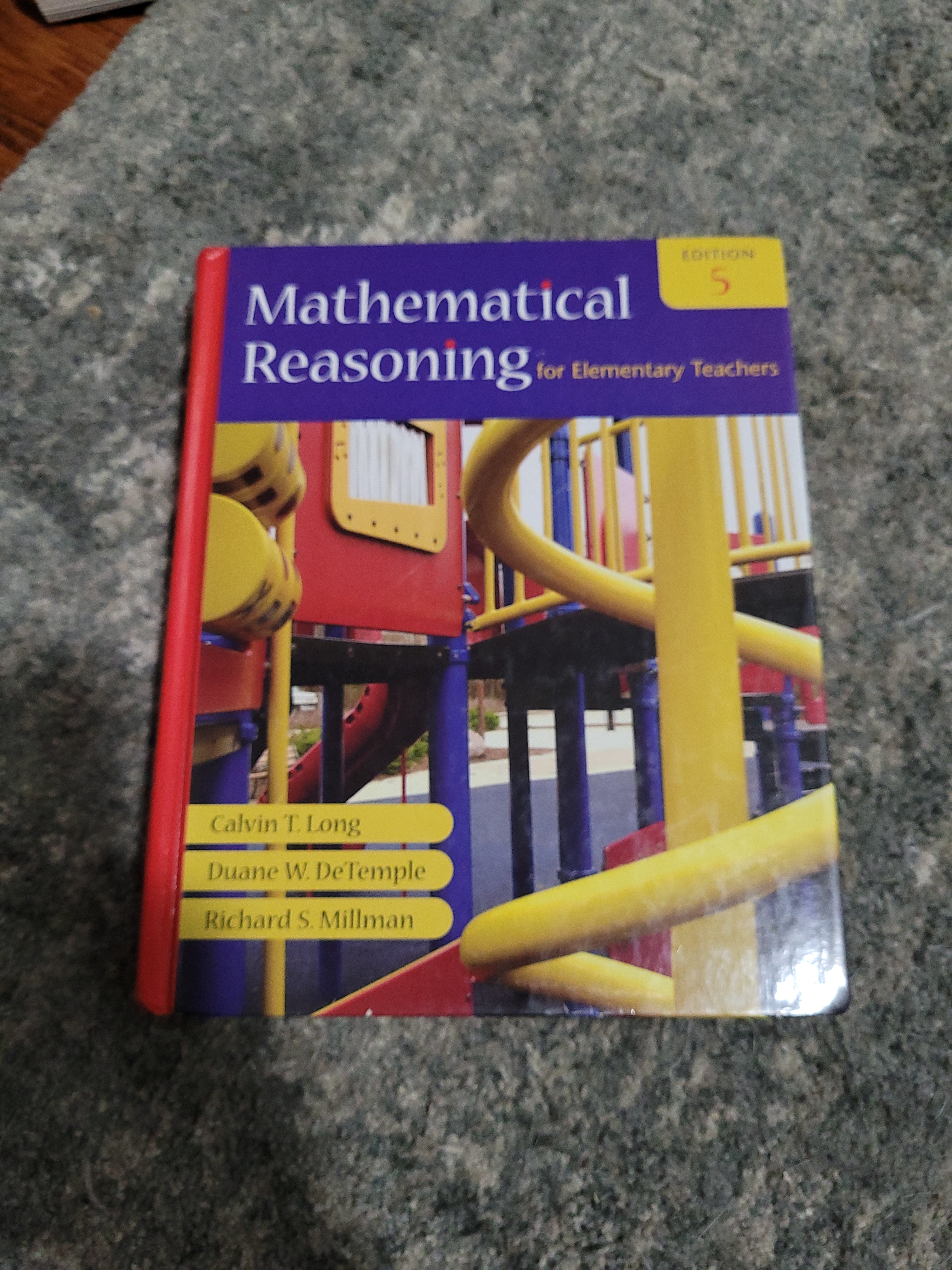 Mathematical Reasoning for Elementary Teachers