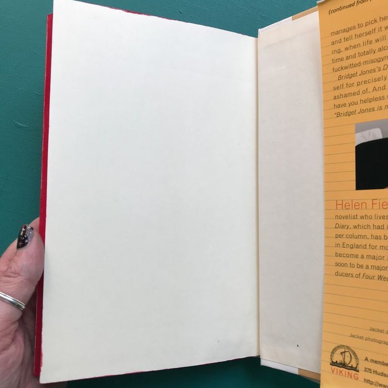 Bridget Jones's Diary— with Red Sprayed Edges
