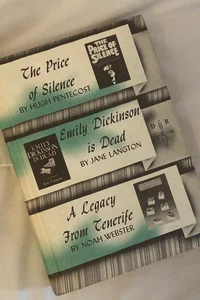 The Price of Silence, Emily Dickinson is Dead, and A Legacy From Tenerife