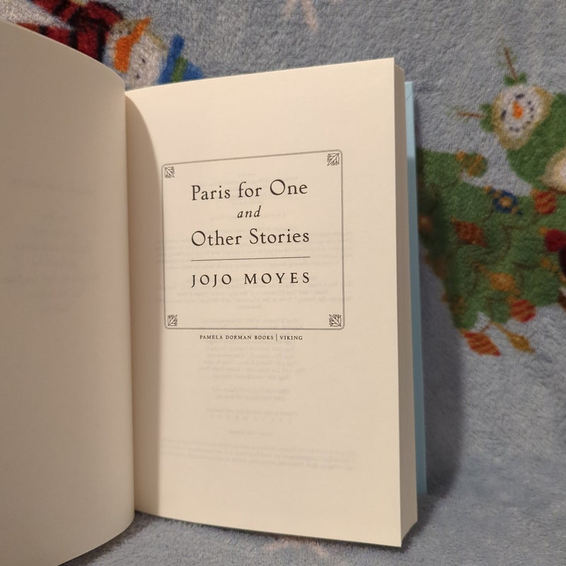 Paris for One and Other Stories (No Dust Jacket)
