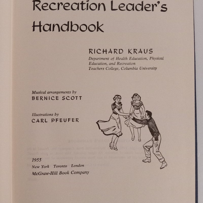 Recreation Leaders Handbook, 1955, Textbook