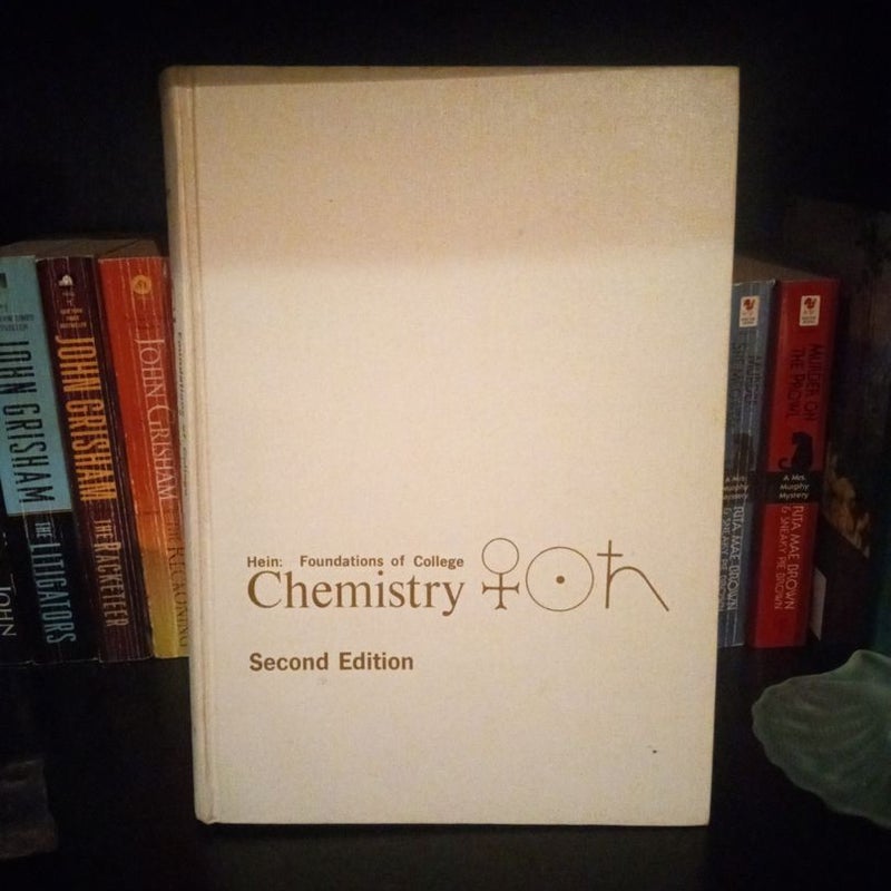 Foundations of College Chemistry, Second Edition, 1970 Textbook 