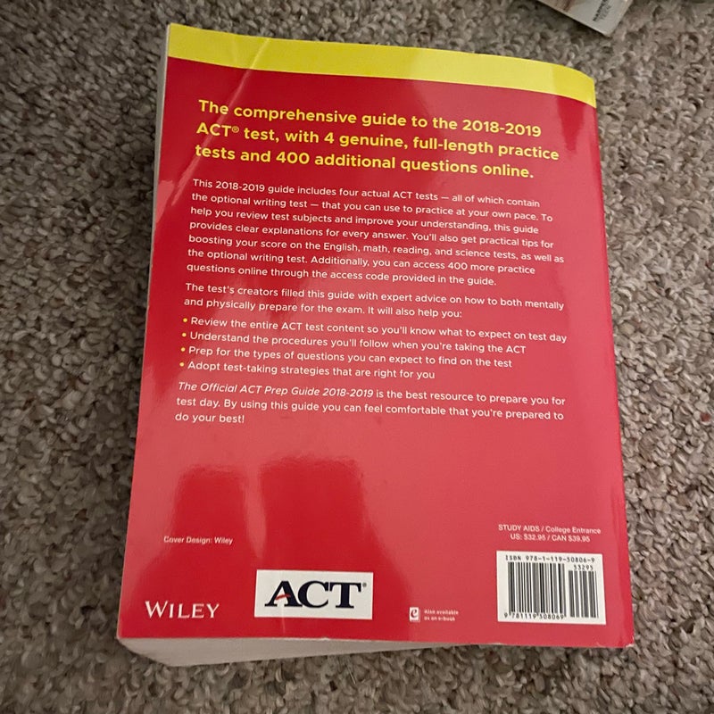 The Official ACT Prep Guide 2018-2019