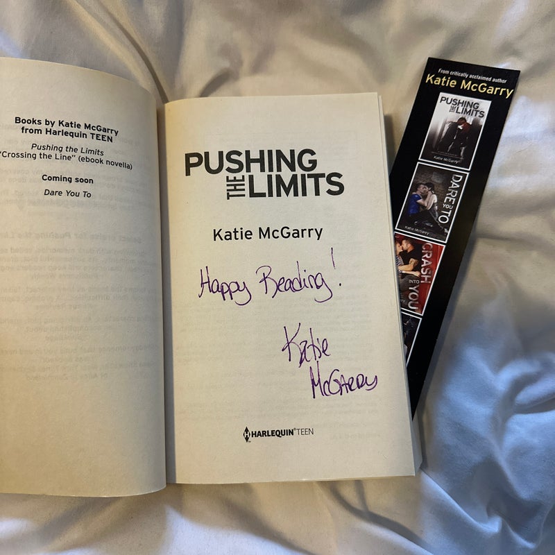 Pushing the Limits (AUTOGRAPHED!) + bookmark
