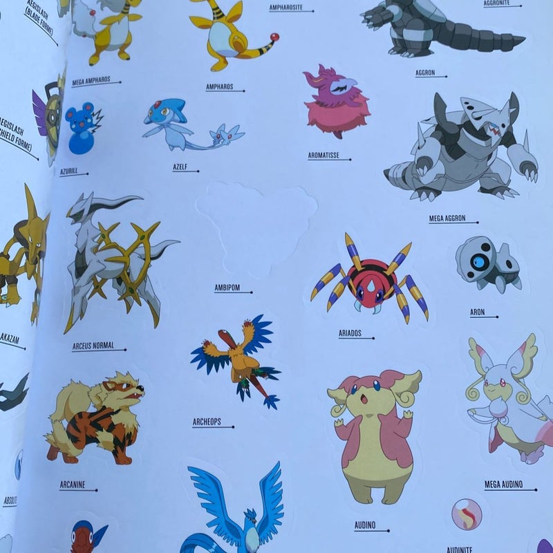 Pokémon Trainer's Sticker Book - From Kanto to Kalos