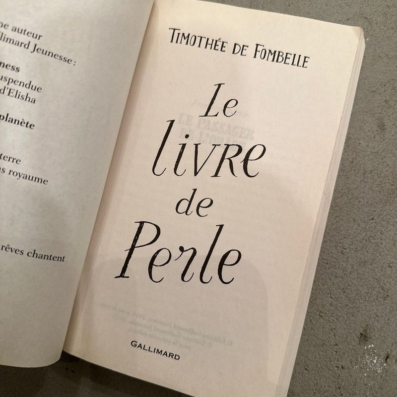 Le Livre de Perle