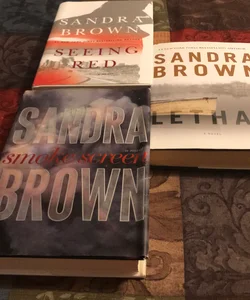 Seeing Red, Lethal & Smoke Screen (Sandra Brown Book Bundle)