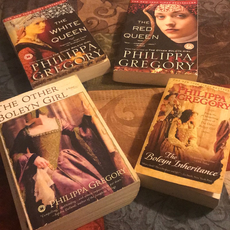 The White Queen, The Red Queen, The Other Boleyn Girl & The Boleyn Inheritance (Philippa Gregory Book Bundle #2)