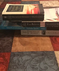 The Guardian, True Believer, Nights In Rodanthe & A Bend in the Road (Nicholas Sparks Book Bundle #3)