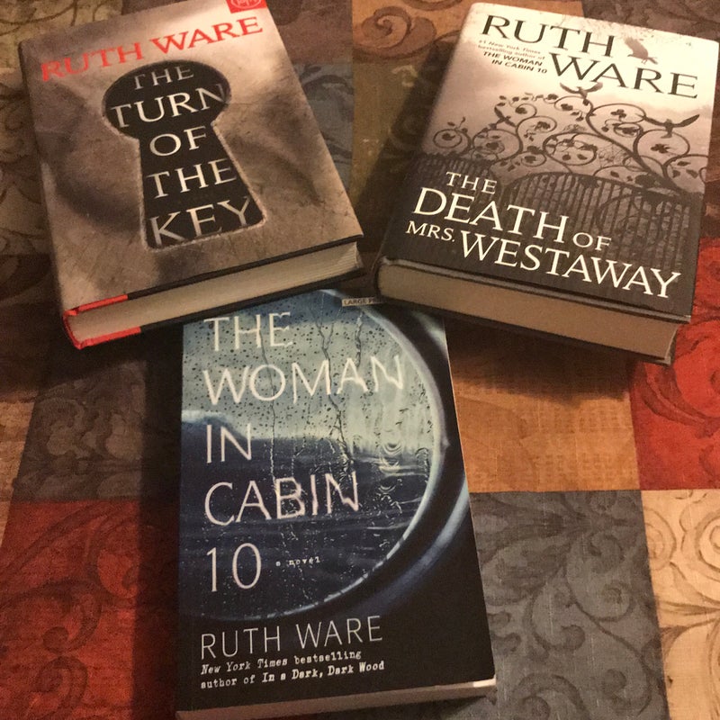 The Turn of the Key, The Death of Mrs. Westaway & The Woman In Cabin 10 (Ruth Ware Book Bundle)