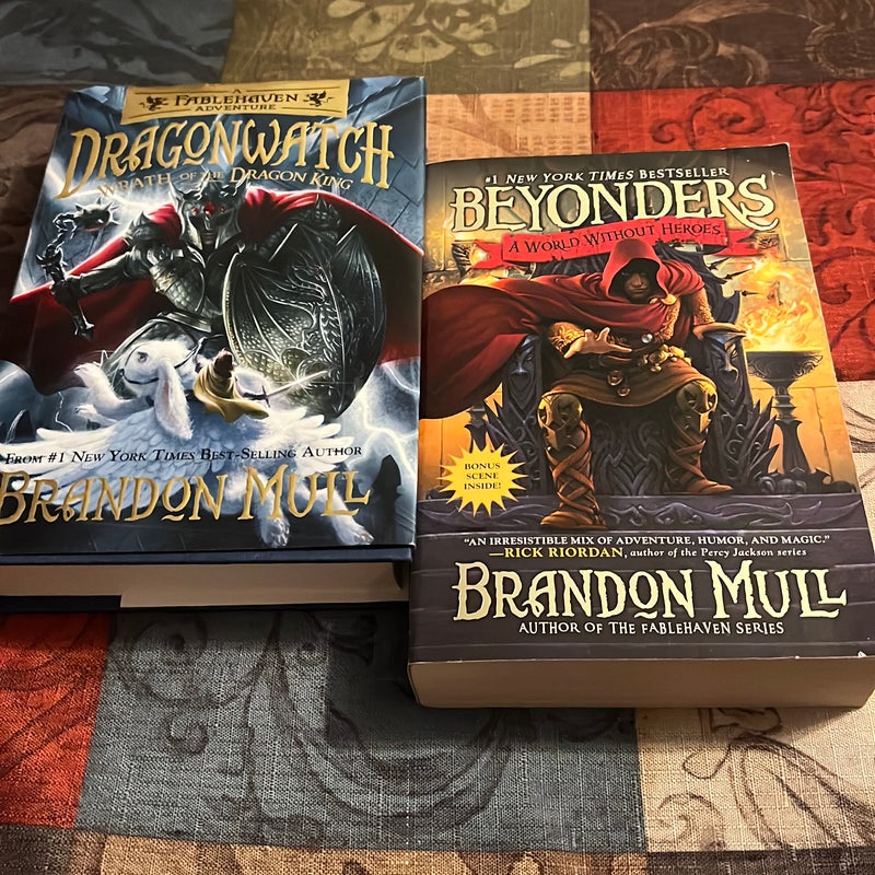 Wrath of the dragon king & A World Without Heroes (Brandon Mull Book Bundle)