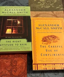 The Right Attitude to Rain & The Careful Use of Compliments (Alexander McCall Smith Book Bundle)