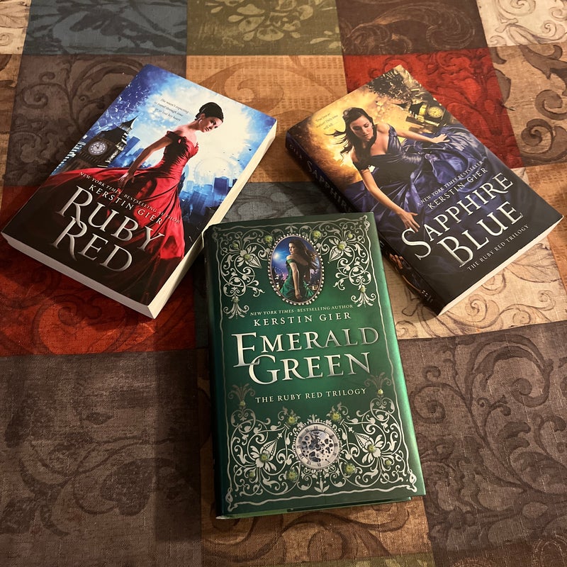 Ruby Red, Sapphire Blue & Emerald Green (Kerstin Gier -The Ruby Red Trilogy Book Bundle)