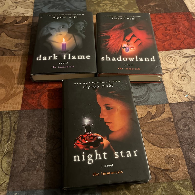 Dark Flame, Shadowland & Nightstar (Alyson Noel-The Immortals Series-Book Bundle)