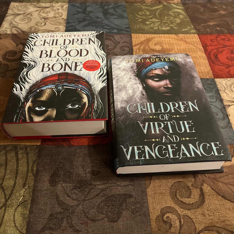 Children of Blood and Bone & Children of Virtue (Toni Adeyemi Book Bundle)