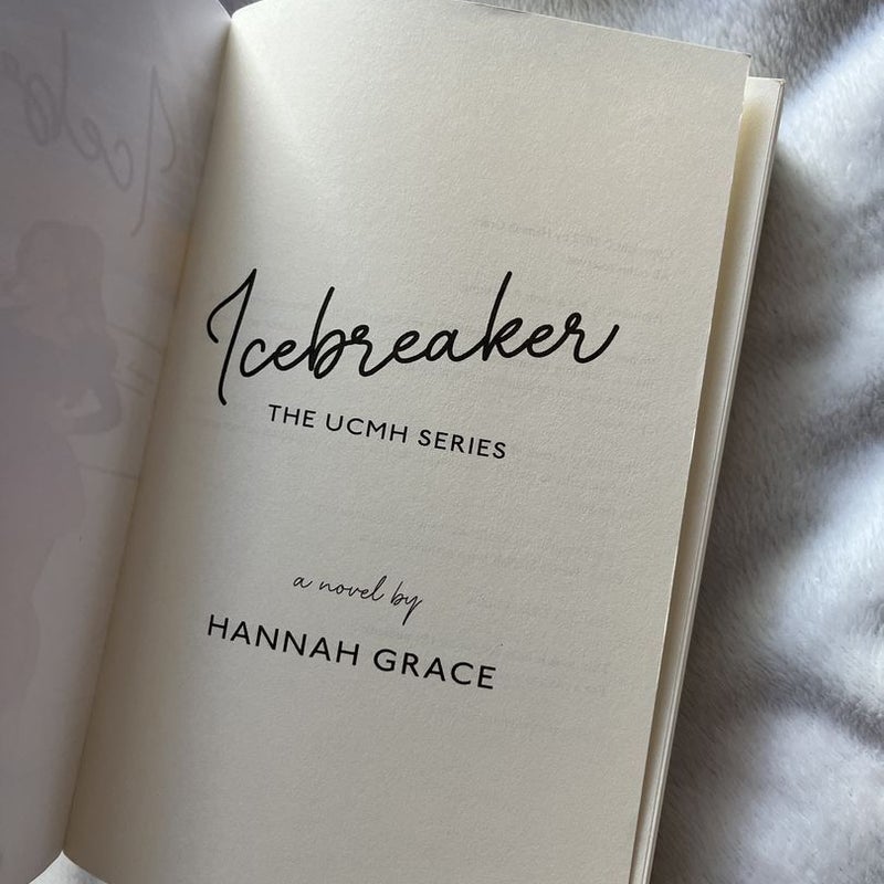 Icebreaker (self-published OOP cover) by Hannah Grace, Paperback