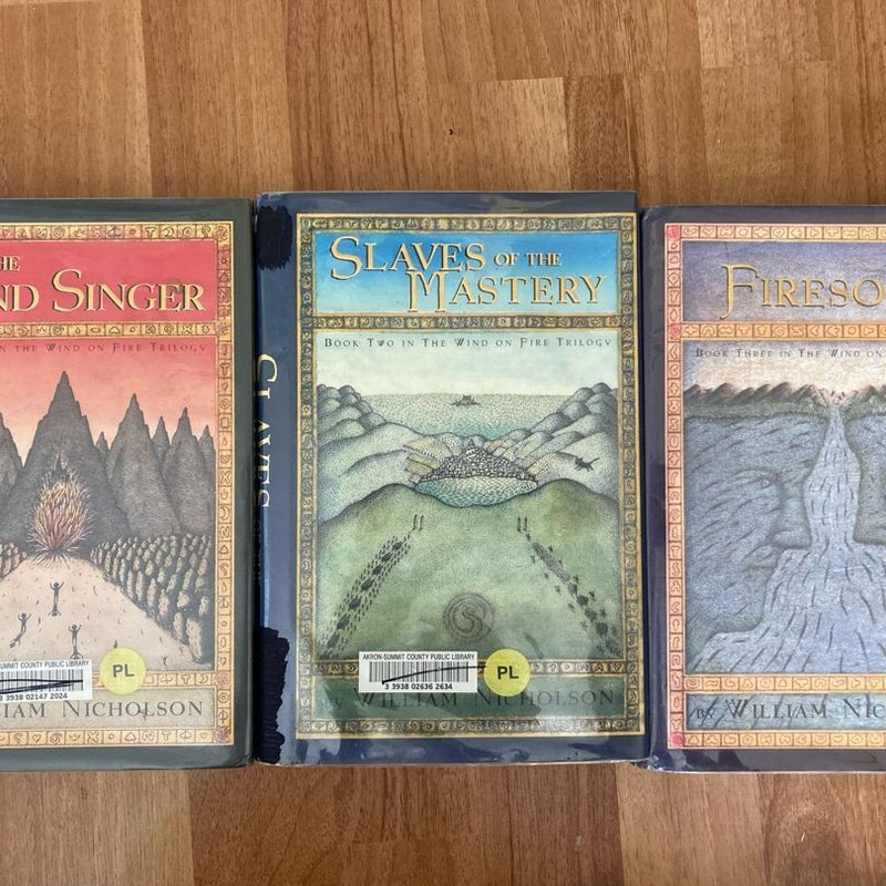Wind on Fire trilogy (The Wind Singer, Slaves of the Mastery, and Firesong)