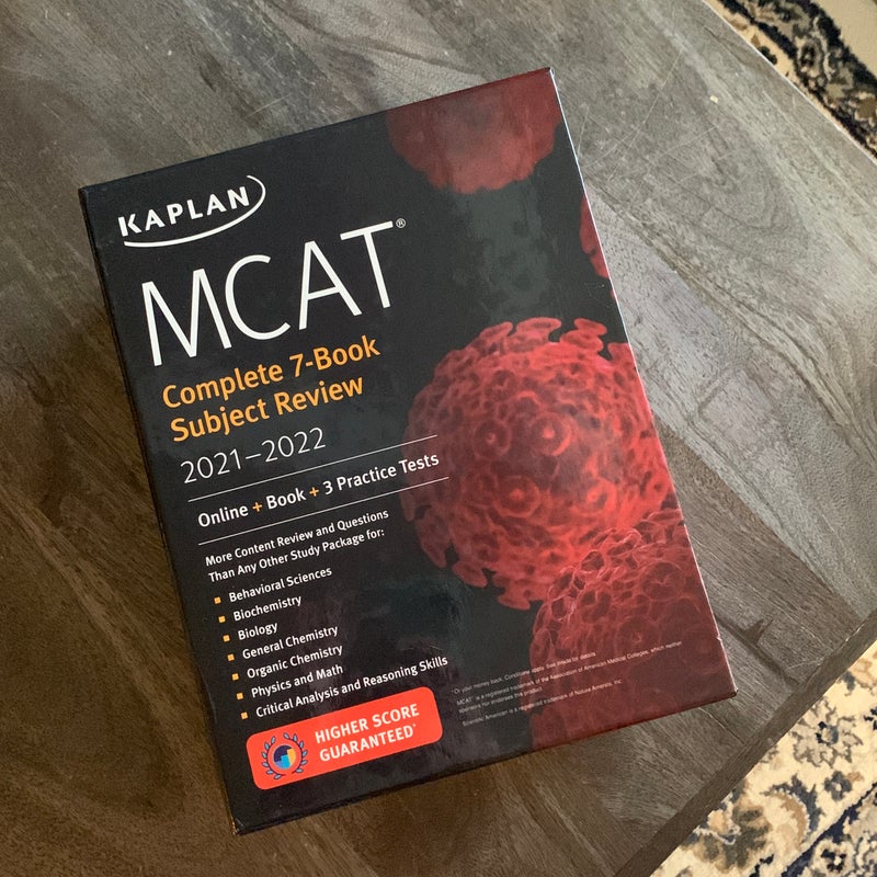 MCAT Complete 7-Book Subject Review 2021-2022