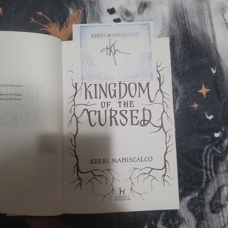FairyLoot Kingdom of the Cursed *SIGNED BOOKPLATE*
