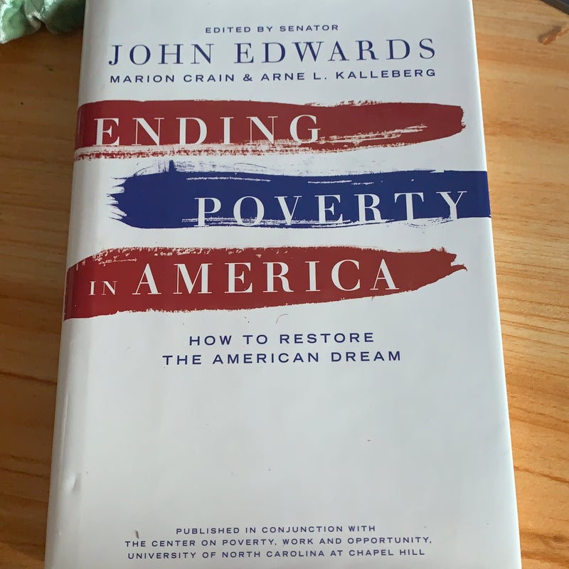 Ending Poverty in America