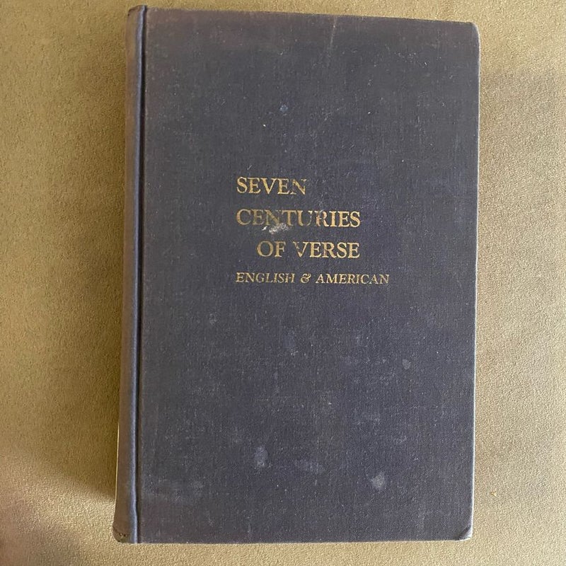 Seven Centuries of Verse