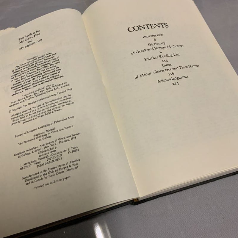 The Illustrated Dictionary of Greek and Roman Mythology