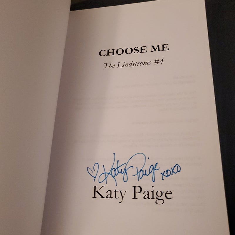 Choose Me (signed copy) 