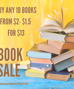 Buy any 10 books from $2 - $1.5 FOR $13