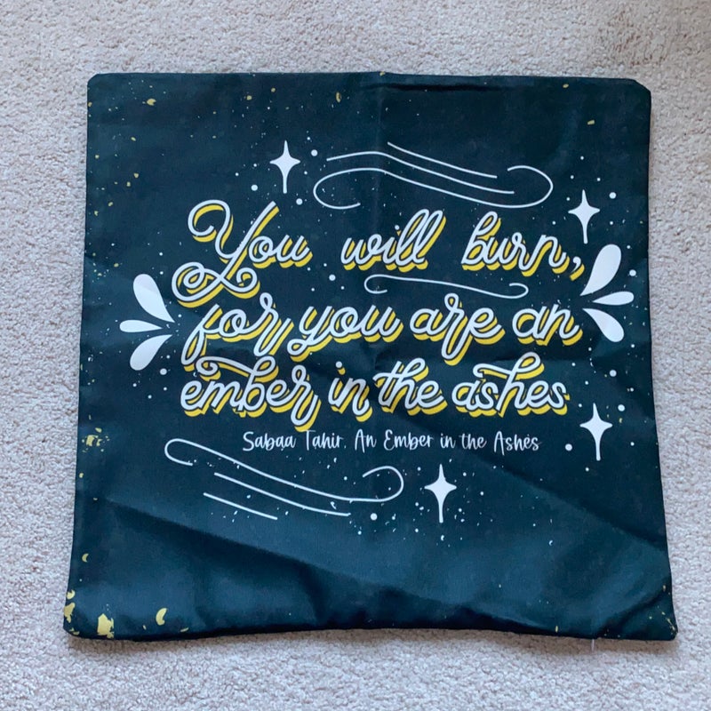 An Ember in the Ashes pillow case