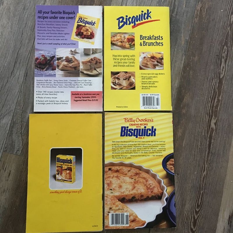 Bisquick Cookbooks - 4 in All