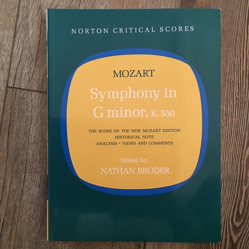 Mozart Symphony in G Minor, K. 550