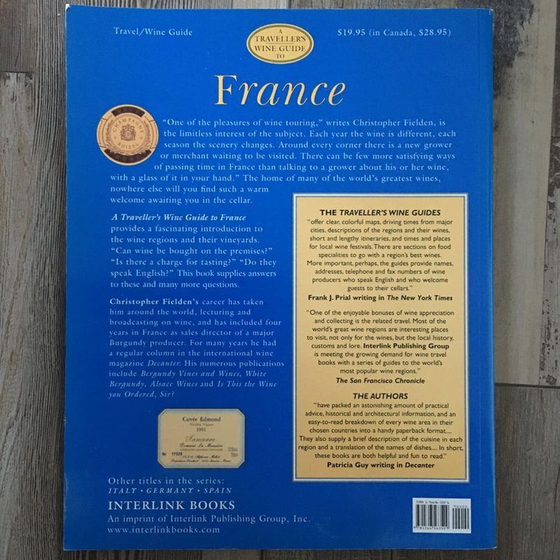 Travellers Wine Guide to France