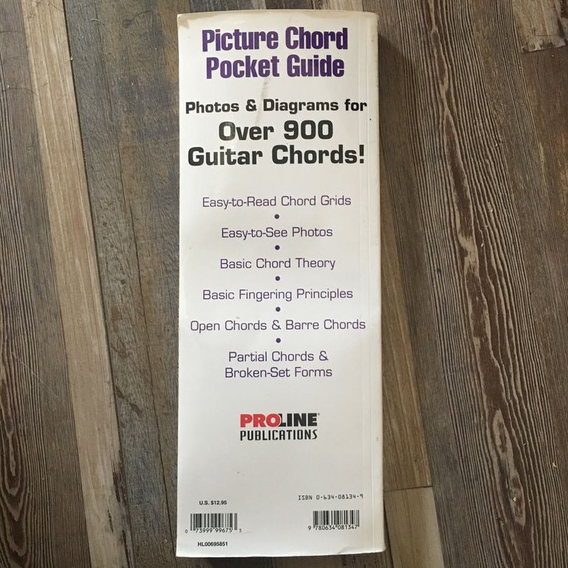Proline - Picture Chord Pocket Guide by Hal Leonard Corp. Staff