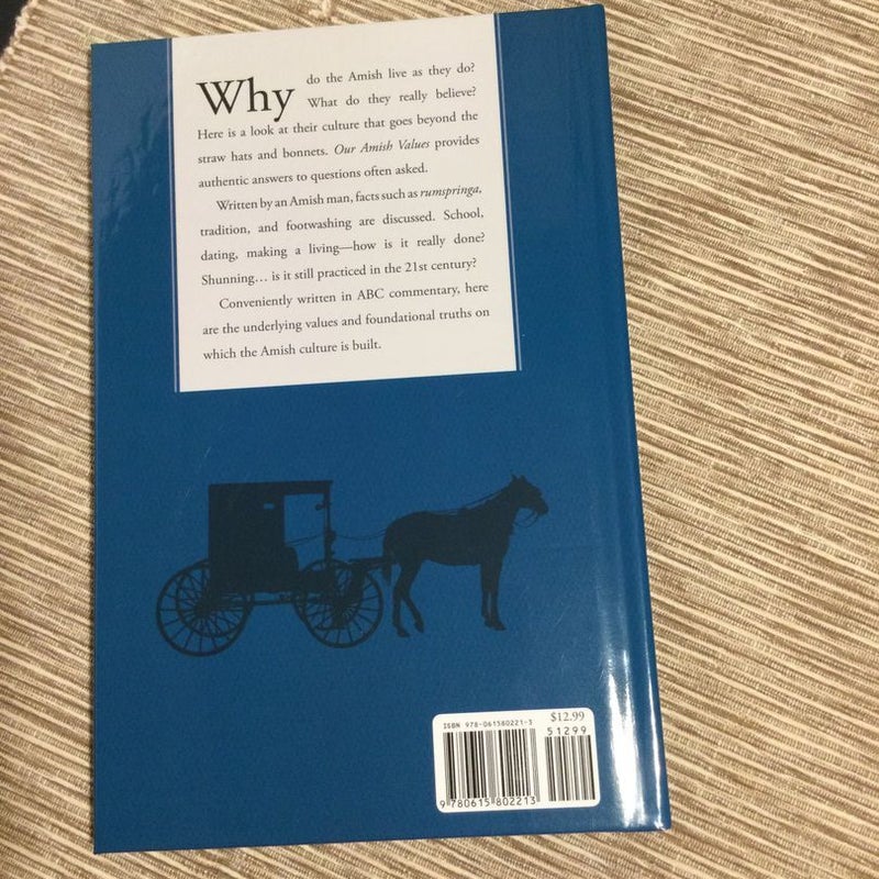 Our Amish Values