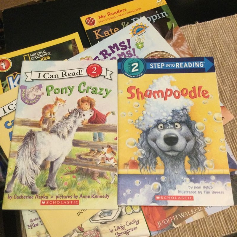 Girls Bundle I Can Read, Hello Reader, Step into Reading 8 BOOKS by ...