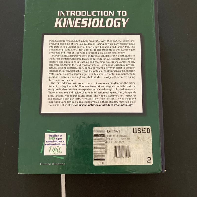 Introduction to kinesiology 3rd edition by Shirl L. Hoffman , Hardcover ...