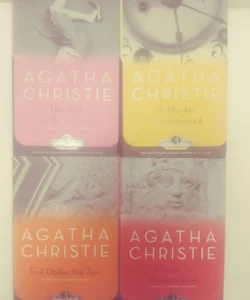 Agatha Christie Mystery Collection Hardcover Lot (4)  