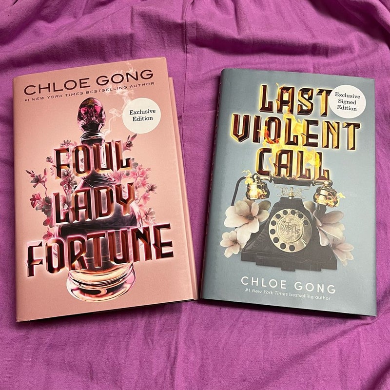 Waterstones: Foul Lady Fortune and Last Violent Call